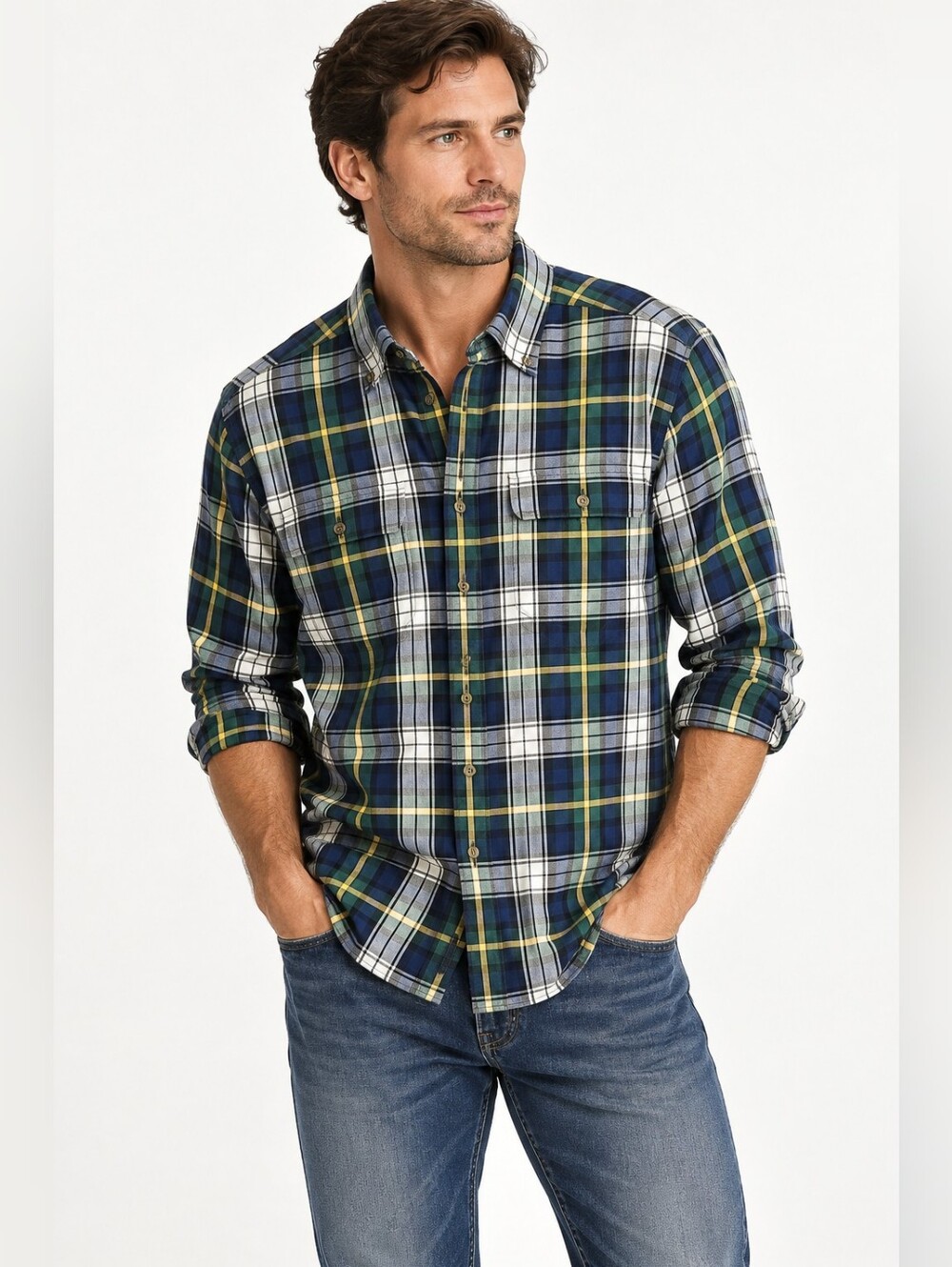 Vineyard Vines Performance Slim Fit Crosby Plaid Shirt